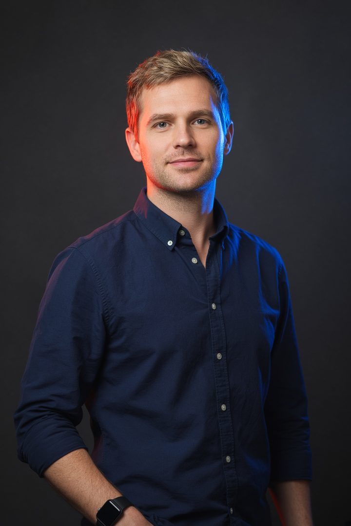 AI-made portrait for the Performance Marketer role