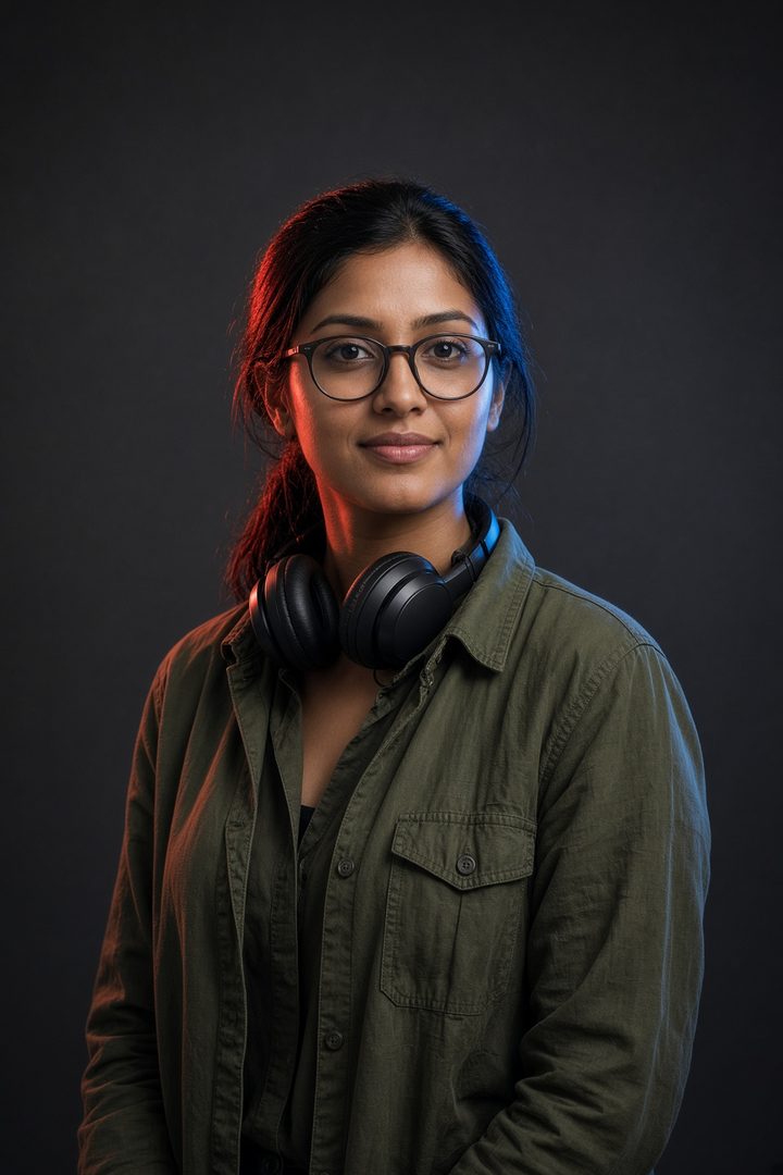 AI-made portrait for the Editor & Colourist role